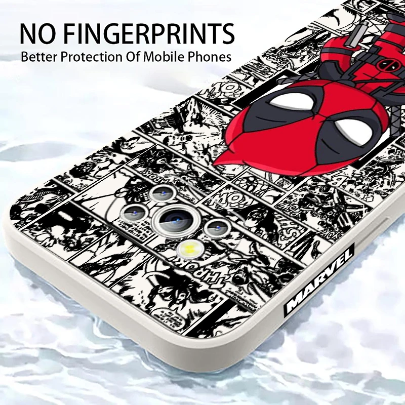 Чехол для телефона с жидким левым канатом Xiaomi Mi Poco X6 X5 X4 X3 M6 M5 M5S M4 M3 F5 F4 F3 C65 Pro