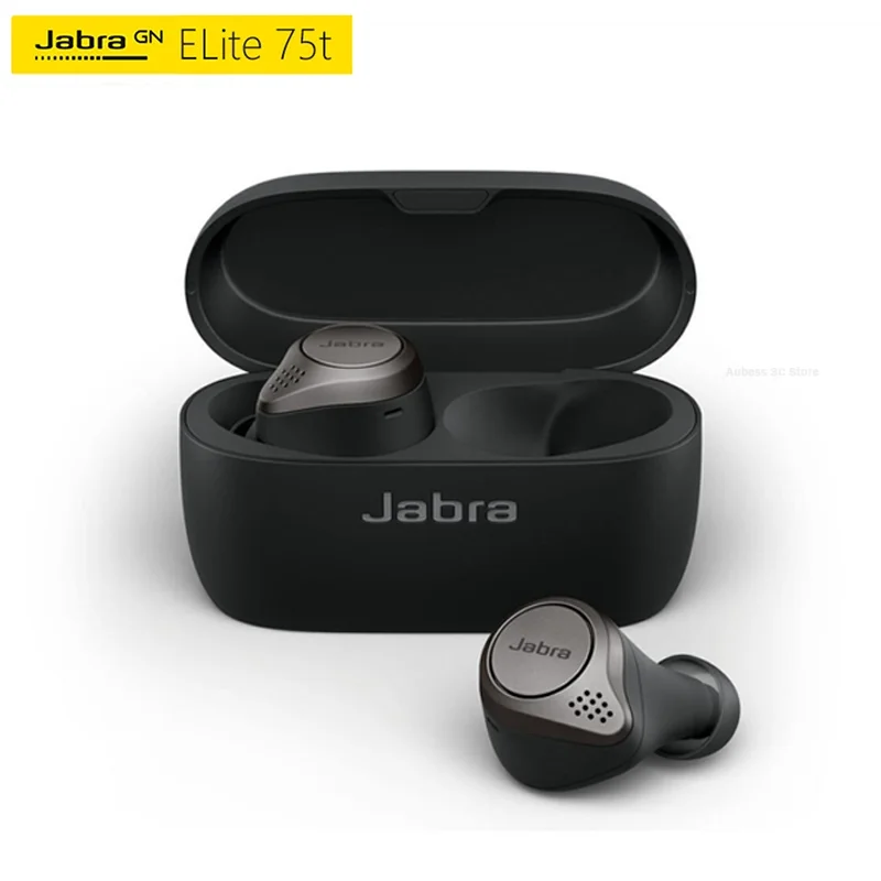 

Беспроводные Bluetooth-наушники Jabra Elite 75T, водостойкие, с шумоподавлением