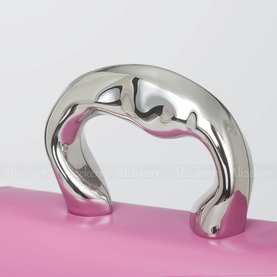 Модные сумки с металлической ручкой для женщин 2023 дизайнерские Роскошные