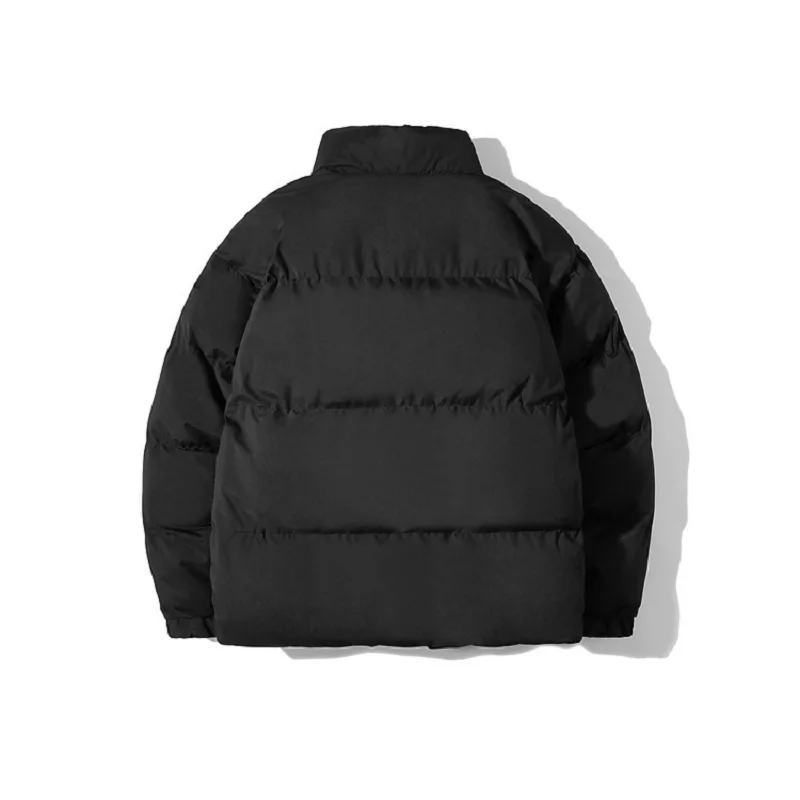 Rainbowtouches Men Harajuku Warm Puffer Coat Winter Jacket Streetwear Solid Color Parkas Man Korean Fashion Down Jackets Coats