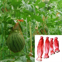 100pcs watermelon hammock durable heavy duty hanging mesh bag for garden fruits vegetables melon net with drawstring