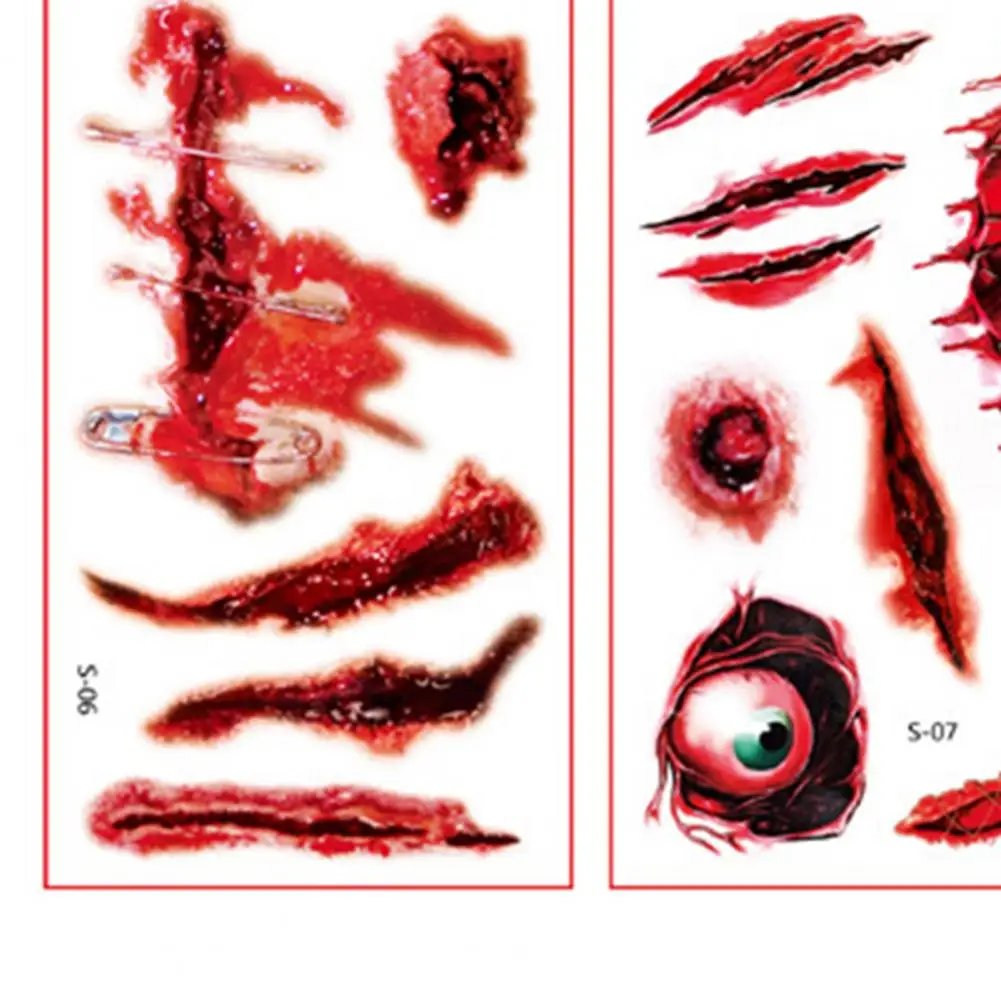 10 листов/набор водостойкие Стикеры для татуировок |