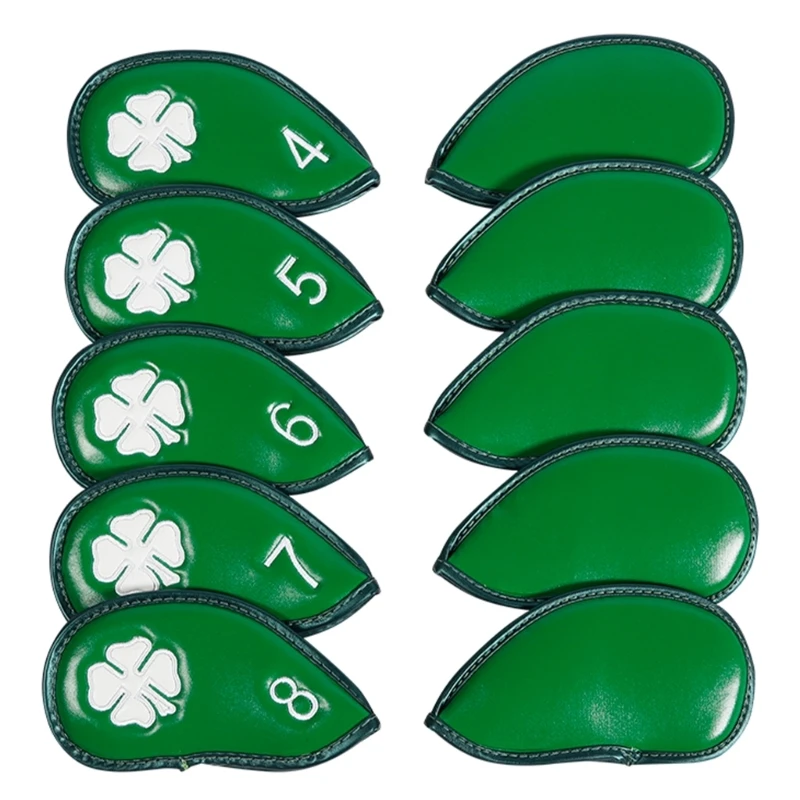 10 шт. железный чехол для головы клюшки гольфа стержня защитный рукав прочный