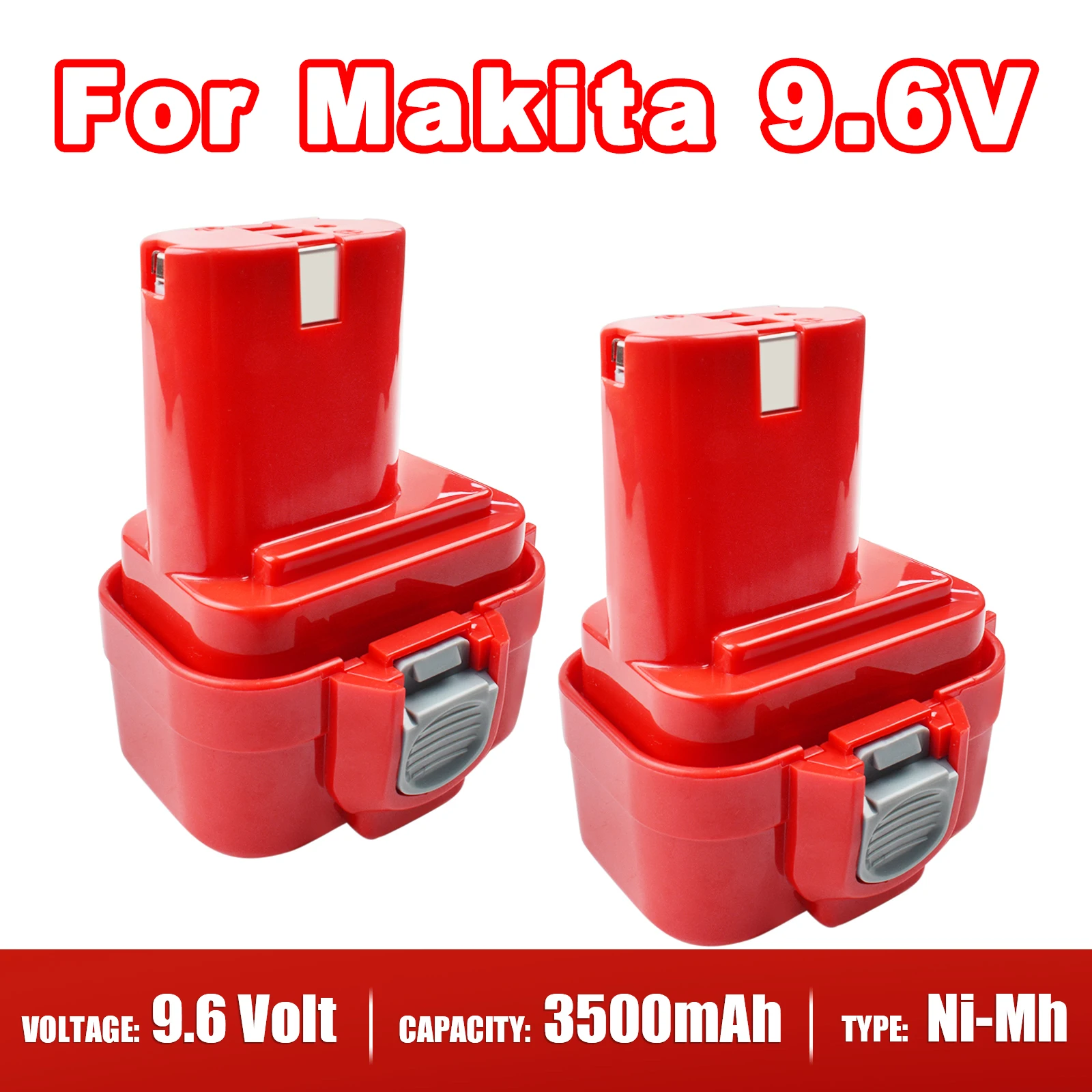 Сменная батарея 9,6 в, 9120 Ач/9134 Ач для Makita PA09 9135 192595 9135A 6207D 6222D 6261D 6207D 192596-8-6, электроинструмент Сменная батарея 9,6 в, 9120 Ач/9134 Ач для Makita PA09 9135 192595 9135A 6207D 6222D 6261D 6207D 192596-8-6, электроинструмент