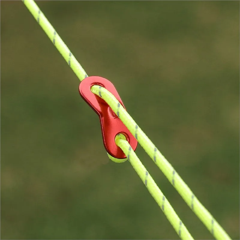 

Go-again Outdoor camping aluminium double-eye wind rope buckle canopy tent rope stop adjusting piece umbrella rope fixing buckle