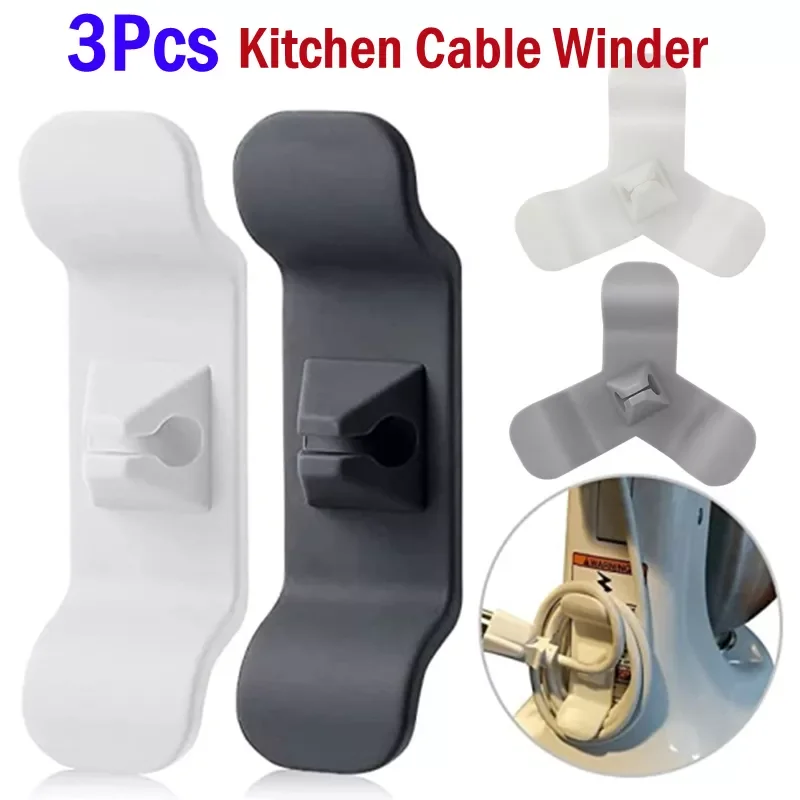 

Cord Winder Organizer for Kitchen Appliances Cord Wrapper Cable Management Clips Holder for Air Fryer Coffee Machine Wire Fixer
