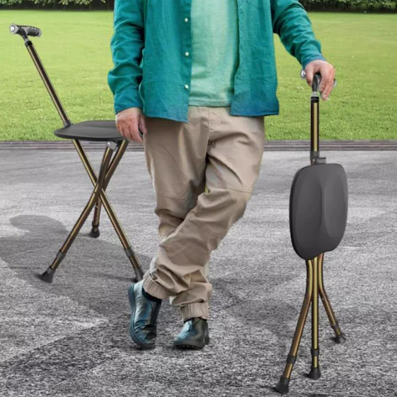 Табурет для пожилых людей портативный твердый табурет из алюминиевого сплава