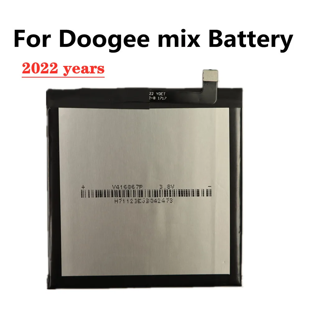 

2022 год, высококачественный Аккумулятор Для Doogee mix, 100% оригинал, 3380 мАч, Сменный аккумулятор для смартфона
