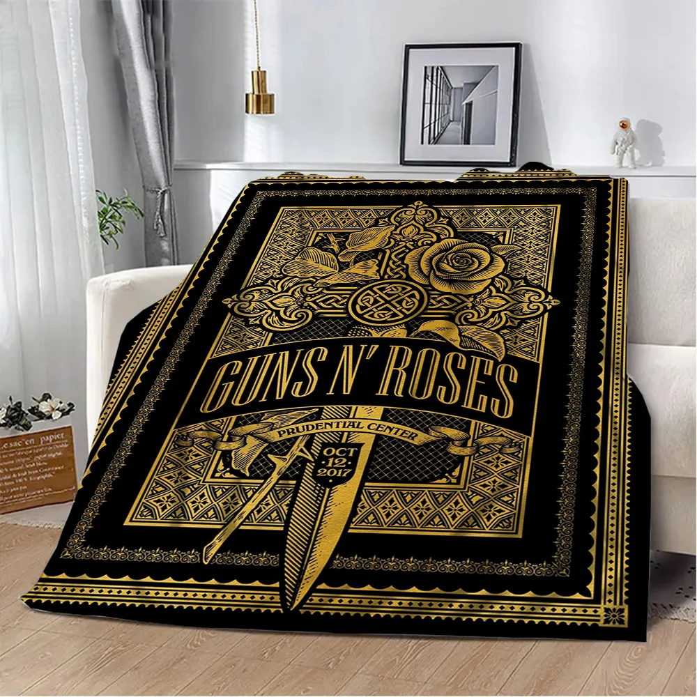 Флисовое Покрывало В Клетку Rock-Gun Roses Swift Для Новорожденных Мягкая Коралловая