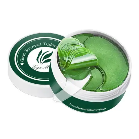 Paths for the eyes with seaweed, a remedy for removing dark circles, a brilliant eye mask, moisturizing eye care, 60 ...