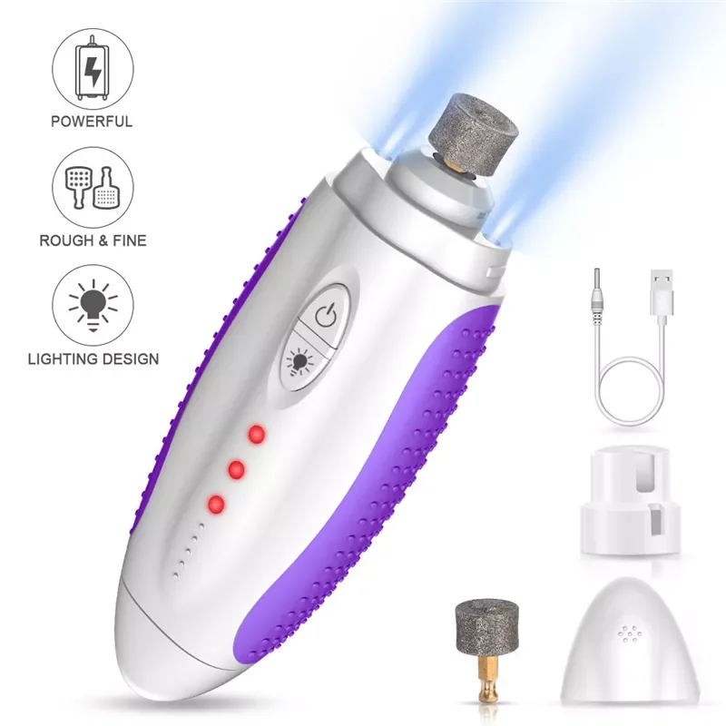 

2022NEW Electric Pet Nail Polisher Dog Nail Clippers Grinder USB Painless Polishing Cat Paws Nail Cutter Grooming Trimmer Pets S