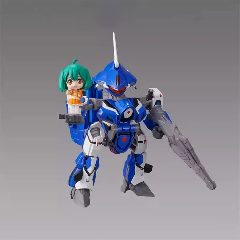 Фото Bandai Original TINY SESSION The Super Dimension Fortress Macross VF-25G Ranka Lee Q-version Комплект модели сборки №1