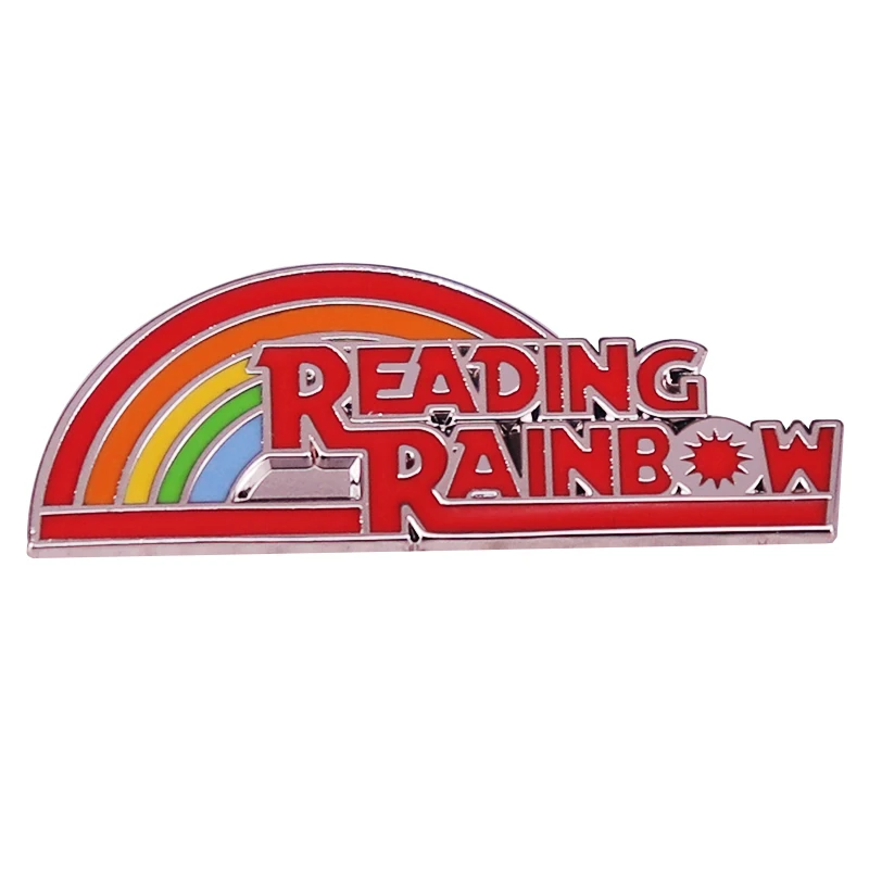 Эмалированная заколка Reading X Rainbow TV Series