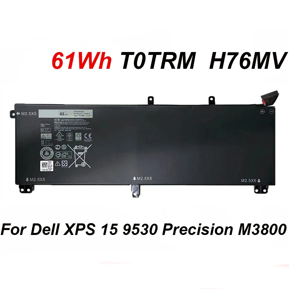 T0TRM TOTRM 61Wh 11 1 V 5180mAh Аккумулятор для ноутбука DELL XPS 15 9530 9535 15D-1721 15D-1828 15D-8728T 15D-9828T 15D-9728T