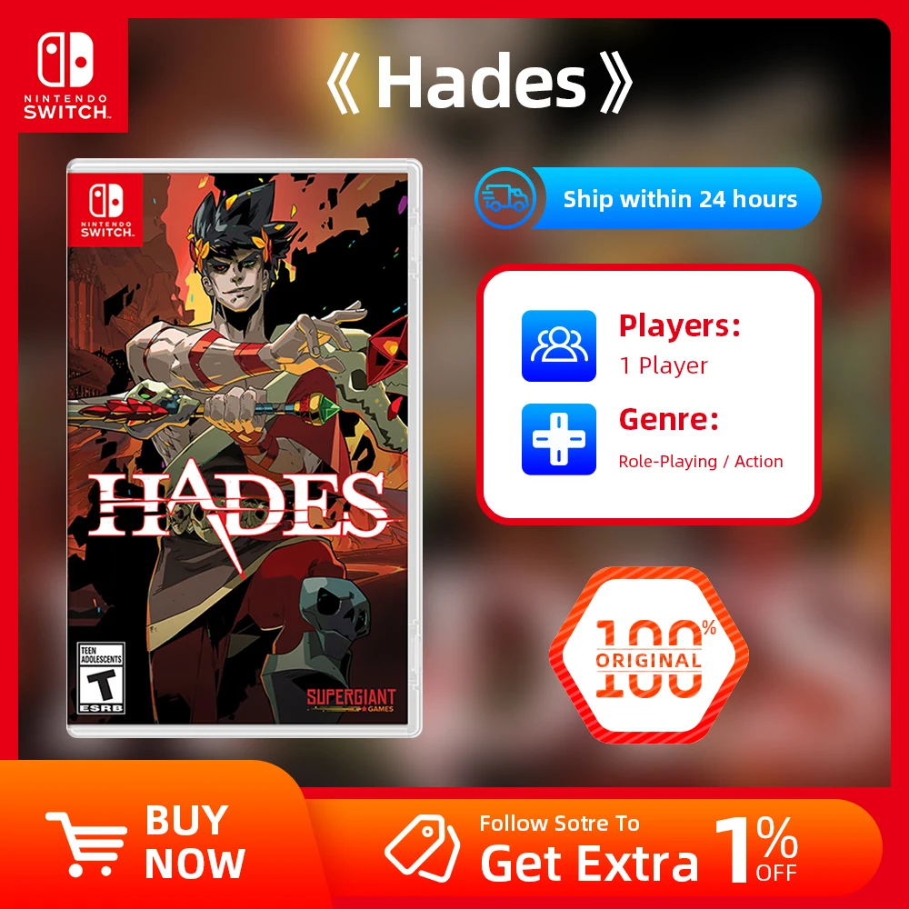 Игровые предложения Nintendo Switch-Hades-Stander Edition-картридж для игр поддержка физической