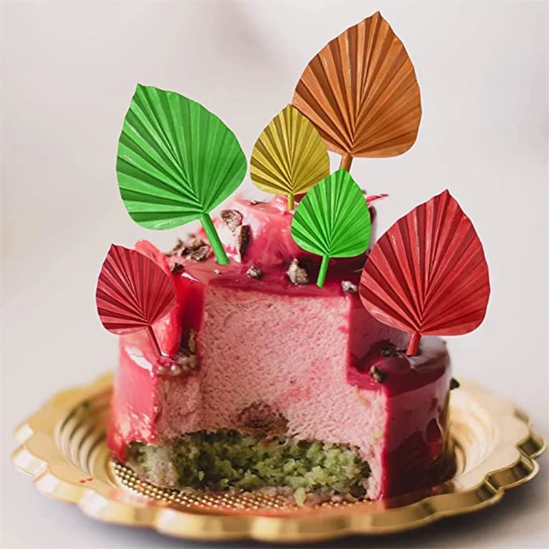 

1Pc Leaves Silicone 3 Cavity Mold Craft Cake Decorating Jelly Block Diy Chocolate Sugar Cattail Fan Pastry Baking Tray Supply