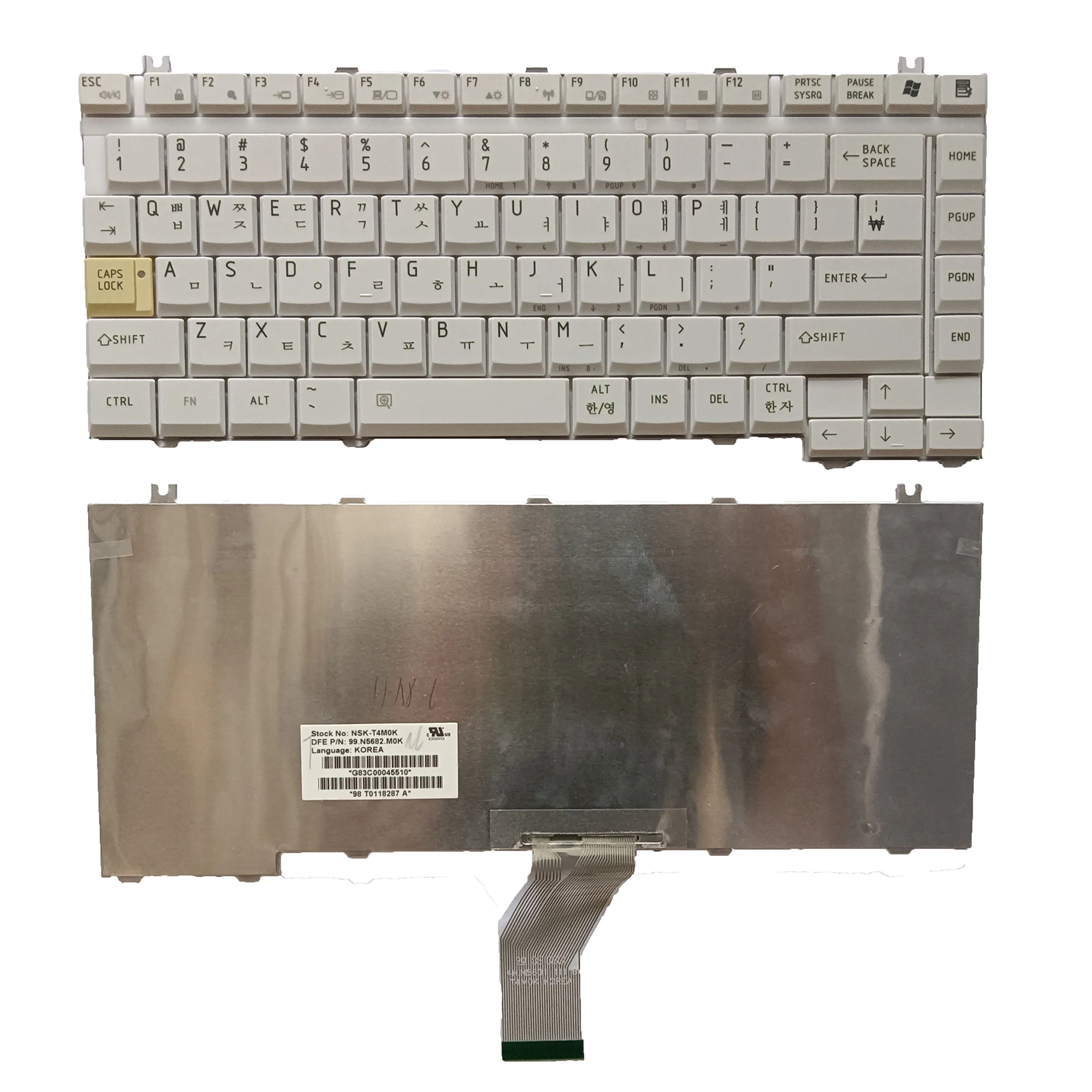 

Клавиатура KR Корейская для ноутбука Toshiba Tecra A10 M10 S200 S300 белая