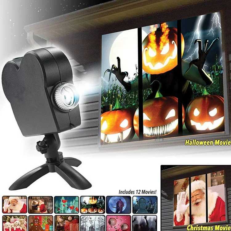 

New laser lamp window projector Projector Christmas Halloween Outdoors Window projection light