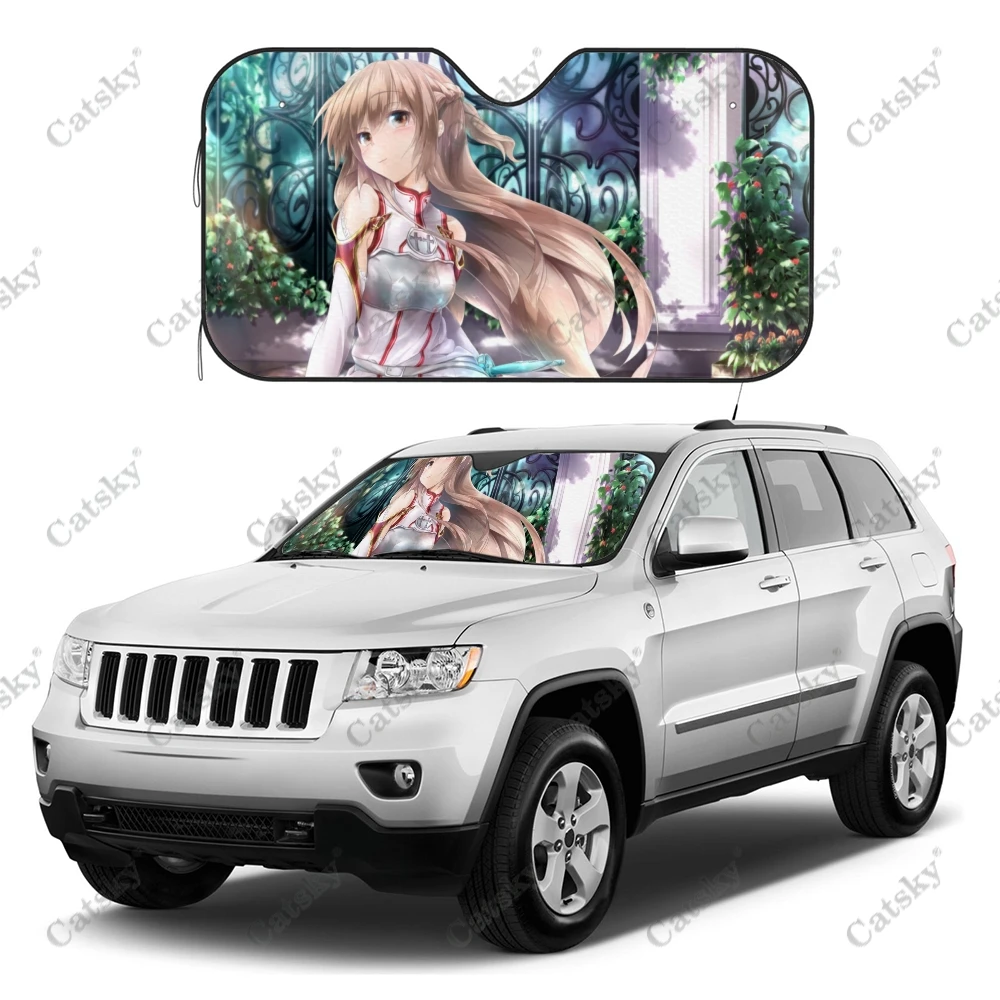 

Аниме меч искусство онлайн Алиса шуберг авто лобовое стекло Солнцезащитный козырек складной солнцезащитный козырек Солнцезащитный козырек для внедорожника держать автомобиль крутой