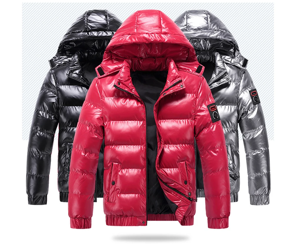 2023 Winter Men's Jackets Fashion Men Cotton Warm Parkas Down Hoodies Coats Casual Outdwear Thermal Jackets Mens Clothing