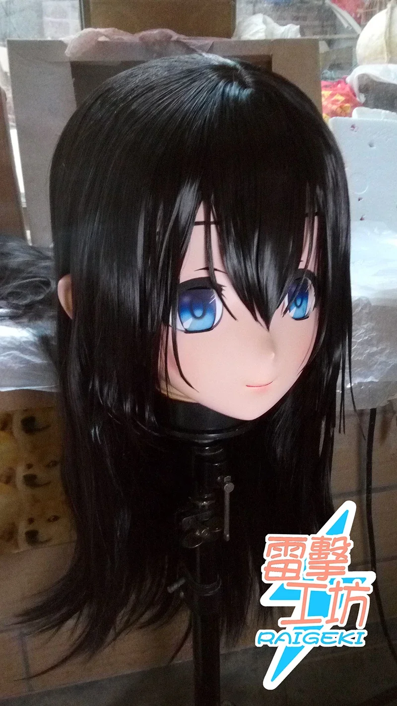 (RAIGEKI MAKS 38) Смола 3/4 Голова Женщина/Девушка Кигуруми Аниме Косплей Маски Crossdress