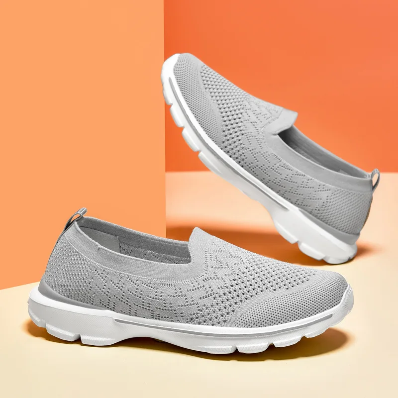 

Балетки женские легкие сетчатые, дышащие лоферы, мягкая подошва, плоская подошва, спортивная обувь на платформе, весна-лето 2022