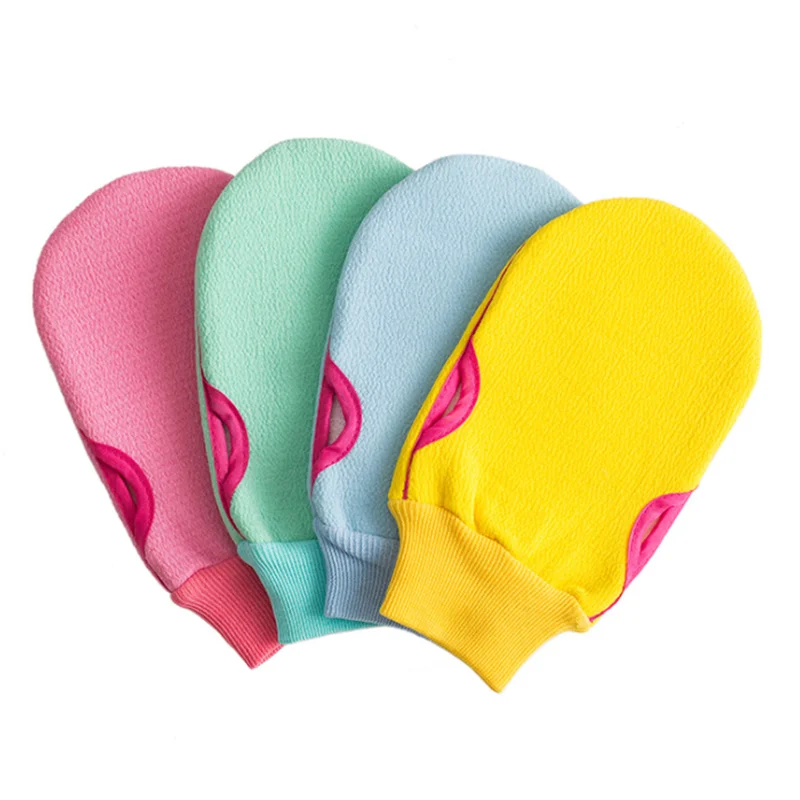 

Скребок для тела 2 в 1, отшелушивающая перчатка, массажер для спины, щетка для отшелушивания и удаления омертвевшей кожи, инструмент для купа...