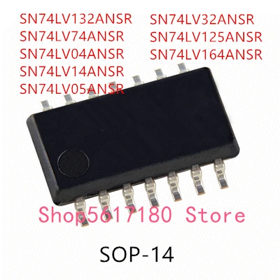 SN74LV132ANSR SN74LV74ANSR, SN74LV04ANSR SN74LV14ANSR SN74LV05ANSR SN74LV32ANSR SN74LV125ANSR SN74LV164ANSR IC, 10 шт.
