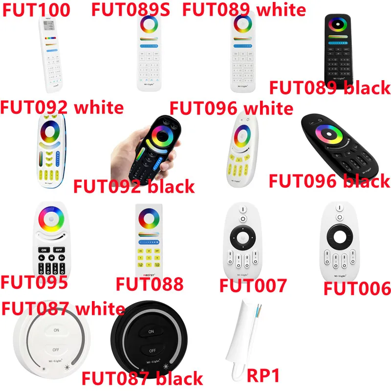 

led controller MiBoxer/Mi-Light 2.4G RF wireless Remote 16 Millions Brightness, color temperature and Saturation adjustable