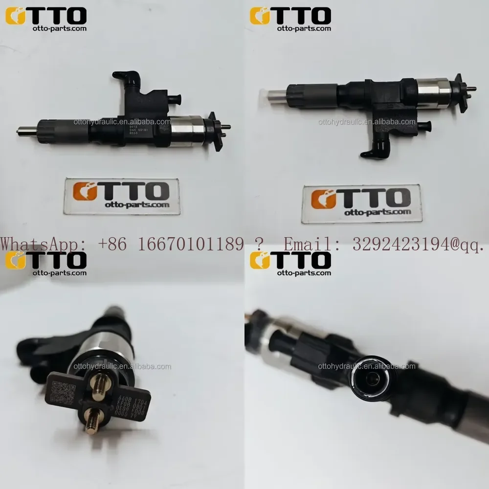 Фото Форсунка Common Rail OTTO 4HKI 6HK1 (8-98151856-6, 8981518566) в сборе для двигателей, запчасть для двигателя