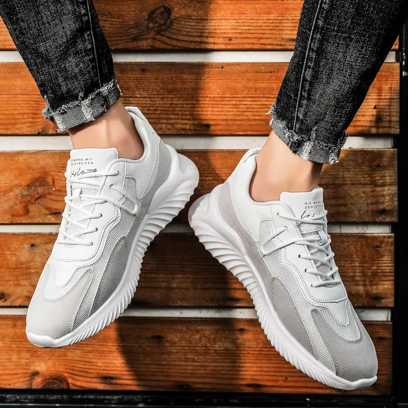 

Мужские спортивные кроссовки без шнуровки, Молодежные сникерсы, нескользящая спортивная обувь для мужчин, летние кроссовки для бега, атлет...