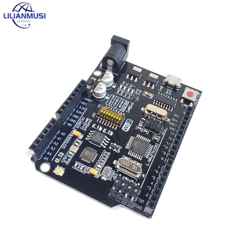 WiFi R3 ATmega328P + ESP8266 (32 Мб памяти), искусственная кожа CH340G