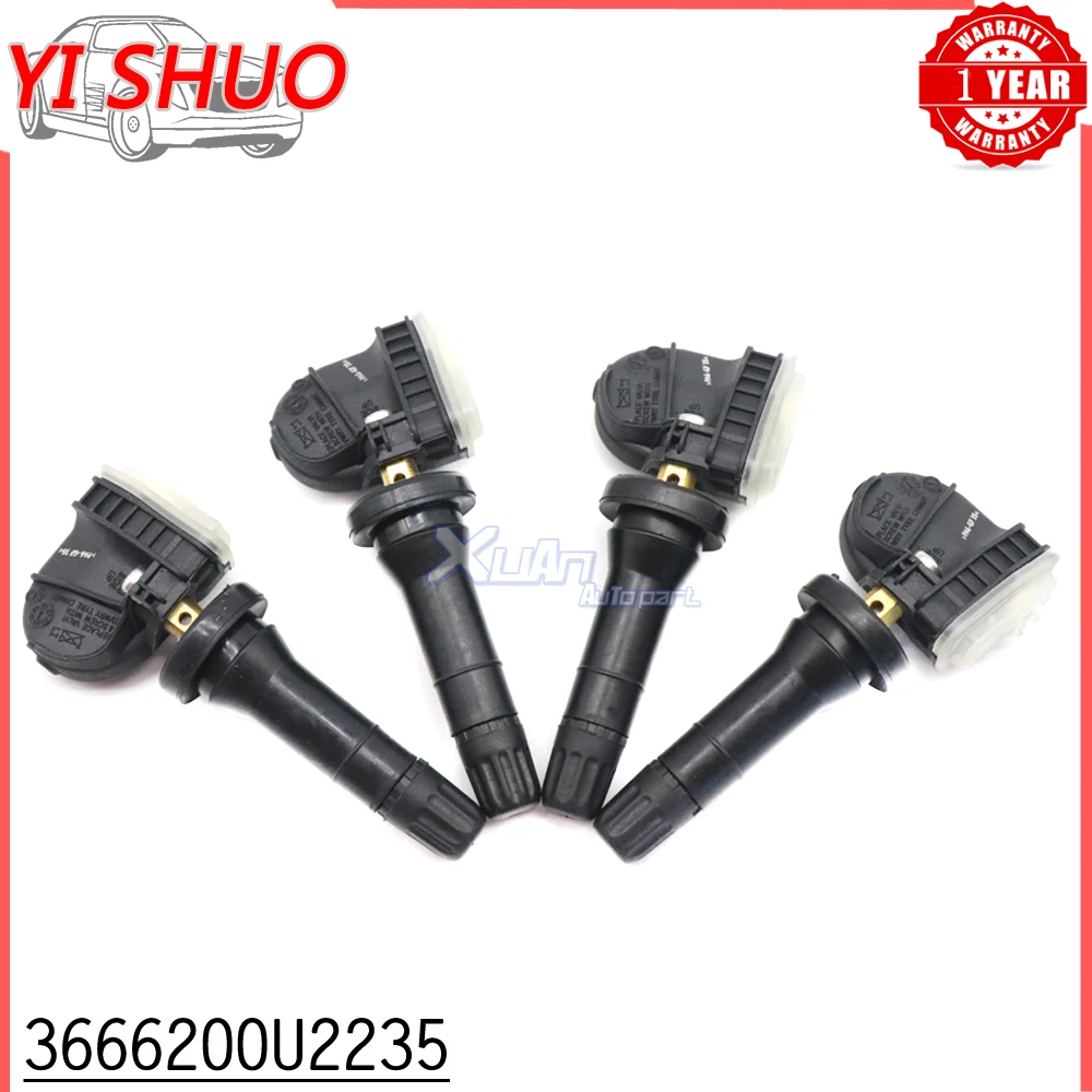 Автомобильный датчик давления в шинах TPMS 3666200U2235, 4 шт., для JAC Refine R3 S3 S7 M5 M6 2014-2019 TP3040050 TP3040001 Автомобильный датчик давления в шинах TPMS 3666200U2235, 4 шт., для JAC Refine R3 S3 S7 M5 M6 2014-2019 TP3040050 TP3040001