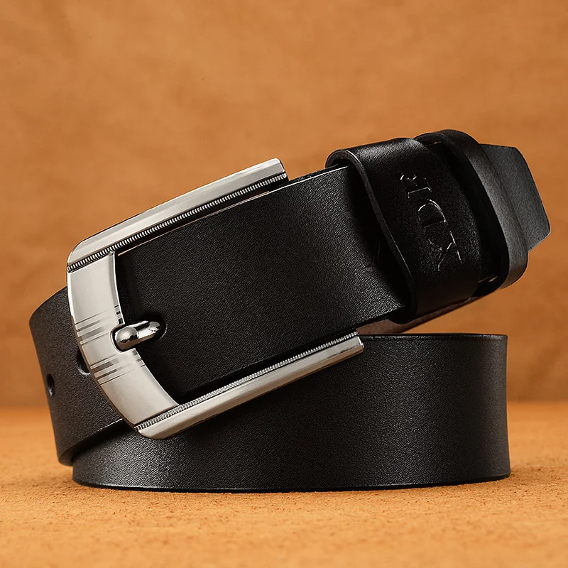 

Men's pin buckle belt casual super tension Jeans Belt men's belt