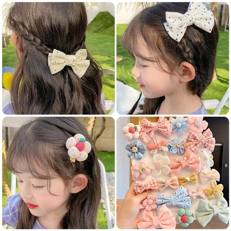 

Children's Hairpin Princess Little Girl Sweet Cute Mesh Broken Hair Clip Cute Baby Does Not Hurt Hair Headdress Suit