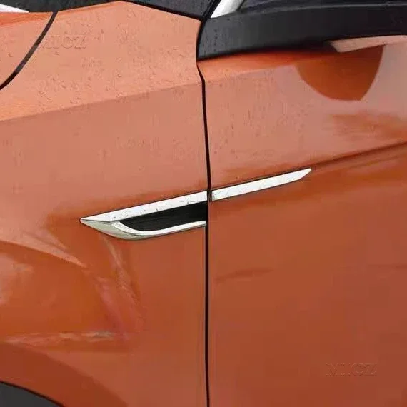 Для Volkswagen VW T-ROC TROC A11 ABS Chrome Автомобильная Боковая дверь крыло флэш-наклейка