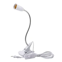 lamp holder clip e27 socket led clamp light with cable socket power cable360 degrees flexible lamp holder clipeu plug