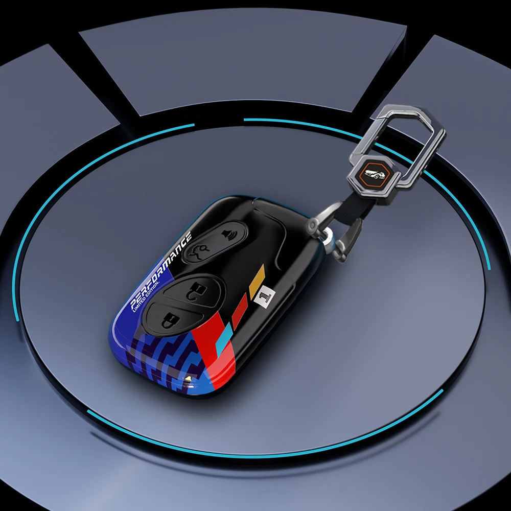 Чехол для автомобильного дистанционного ключа из АБС-пластика Carbon Lexus IS250 IS300C RX270