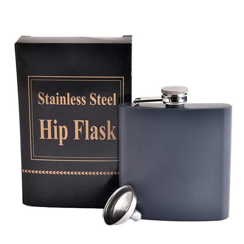 

8oz Hip Flask Stainless Steel Whisky Wine Pot Set Gift Flask Drinker Drinkware for Outdoor Pocket Travel Camping
