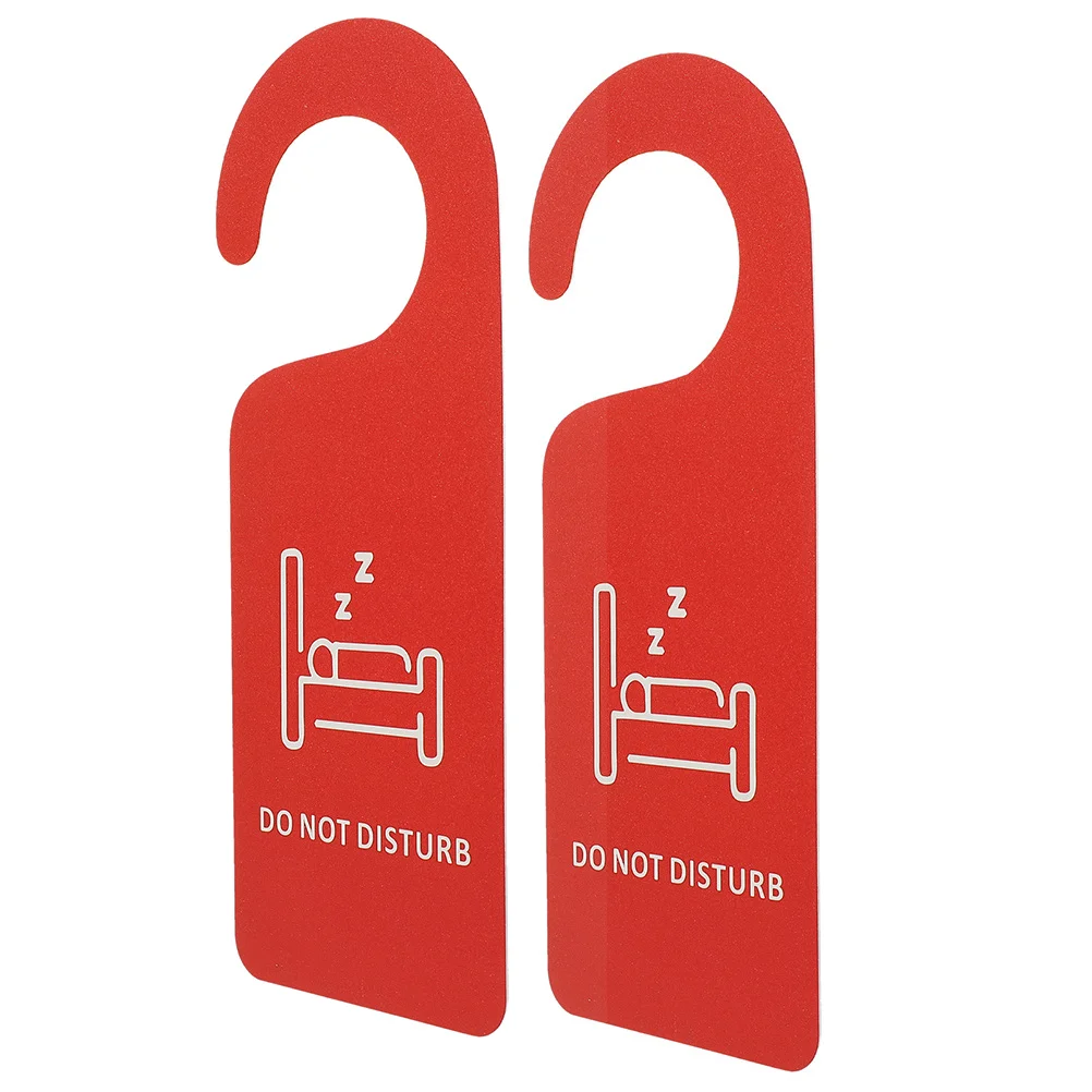 

2Pcs Room Home Office Door Hanger Door Office Door Signs Do Not Disturb Door Sign Office Door Sign for Hotel Home Clean