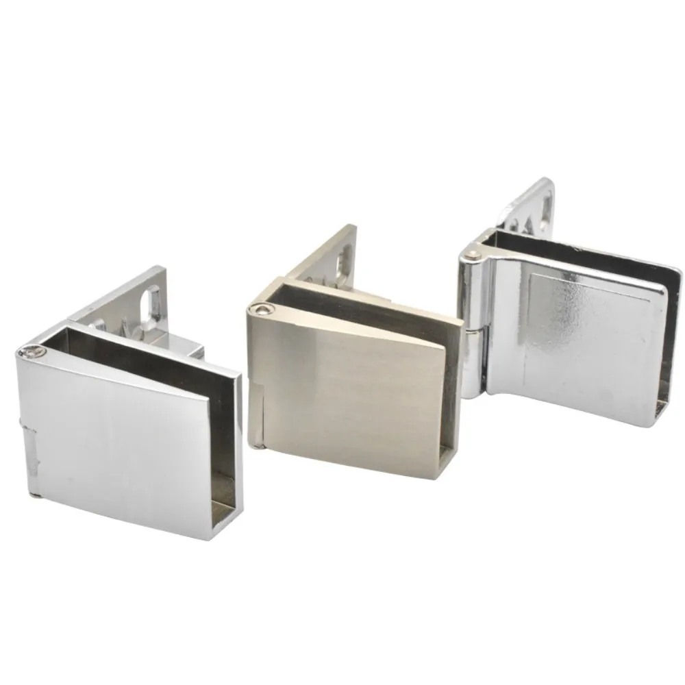 Стеклянные дверные петли из цинкового сплава самозакрывающиеся с боковым