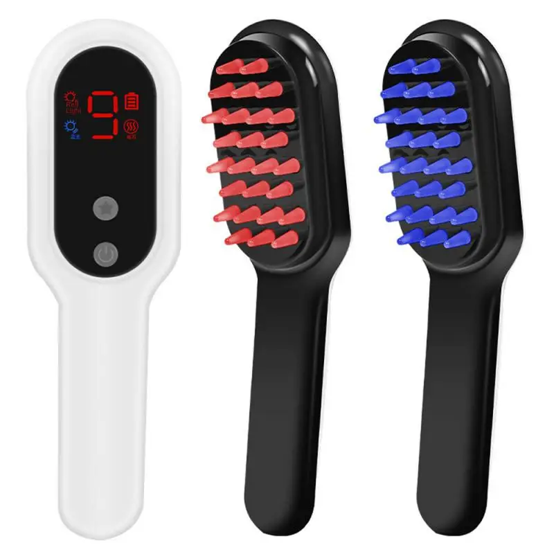 

Electric Massage Comb Usb Charging Anti-alopecia Scalp Meridian Massage Hair-nourishing Straight Hair Comb Hair Accessories
