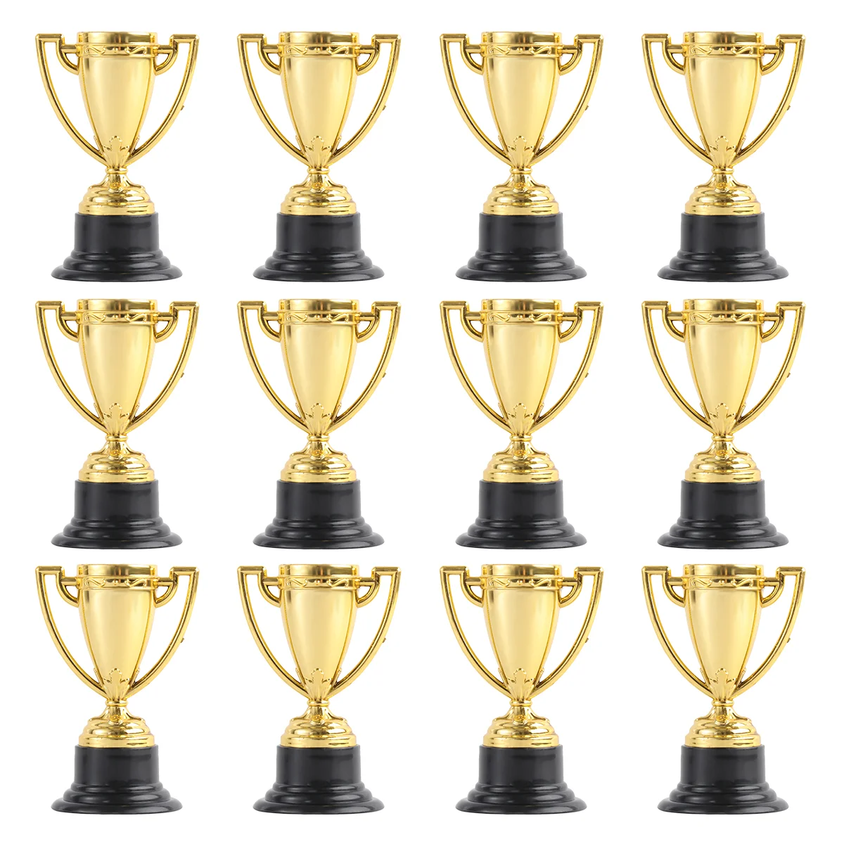 

12 шт. оптовые подарки, трофей награды для взрослых на церемонию, трофей с золотой наградой, золотистый трофей, трофей для студентов