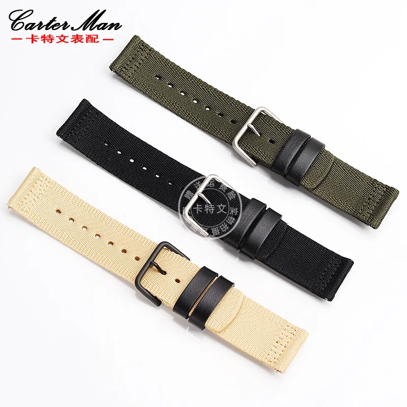 Фото Холщовый браслет 23 мм для Casio PROTREK Series PRT-B50/B70 PRW-35/60/61Y, водонепроницаемый спортивный нейлоновый ремешок для часов №3