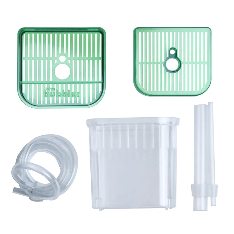 

6 пластиковых квадратных аквариумных фильтров для аквариума прозрачная зеленая коробка