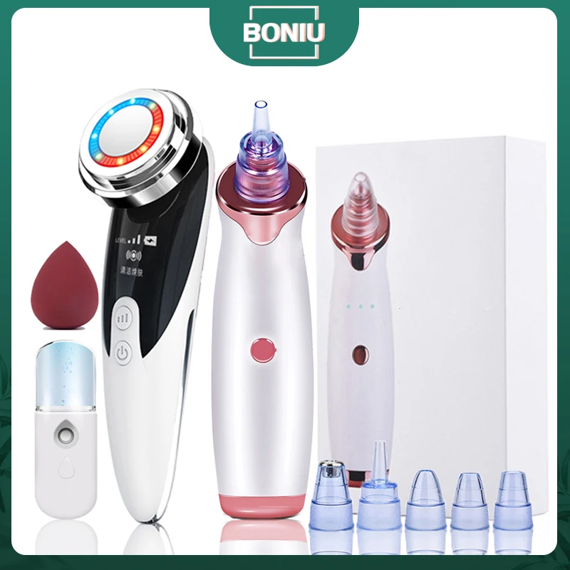 

вакуумный очистить пор от черных точек Набор для удаления черных точек, светодиодный массажер для лица, вакуумный инструмент для удаления ч...