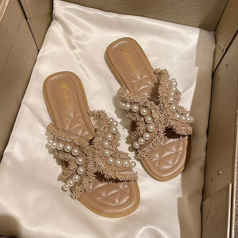 22 400 летние новые классические тапочки на плоской подошве Sle NTJ верхняя одежда 0