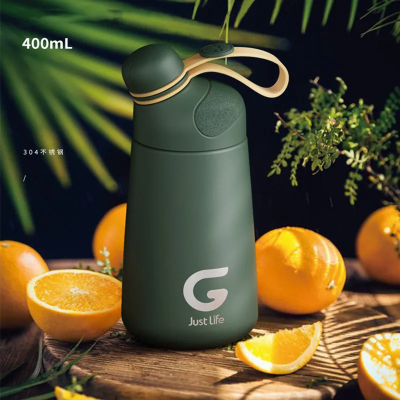 

Xiaomi новая фляга бутылка для воды термос из нержавеющей стали 400 мл стакан кружка оптом милый термос дорожная кофейная кружка