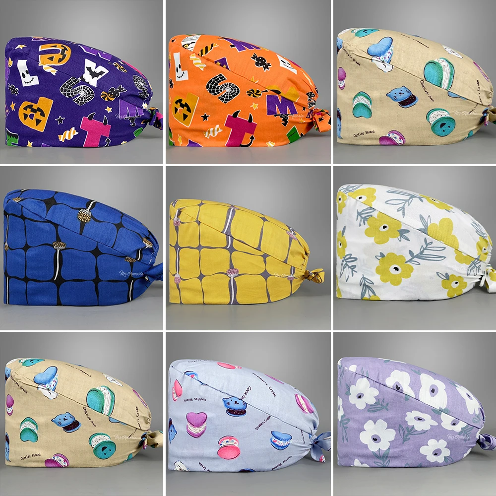 Унисекс больничная хирургическая шапочка для домашних животных рабочая