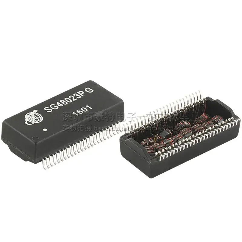 

2PCS/ SG48023P G SOP48 SMD Gigabit Ethernet network isolation filter transformer spot straight shot